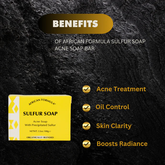African Formula Sulfur Soap Bar 3.5oz African Formula