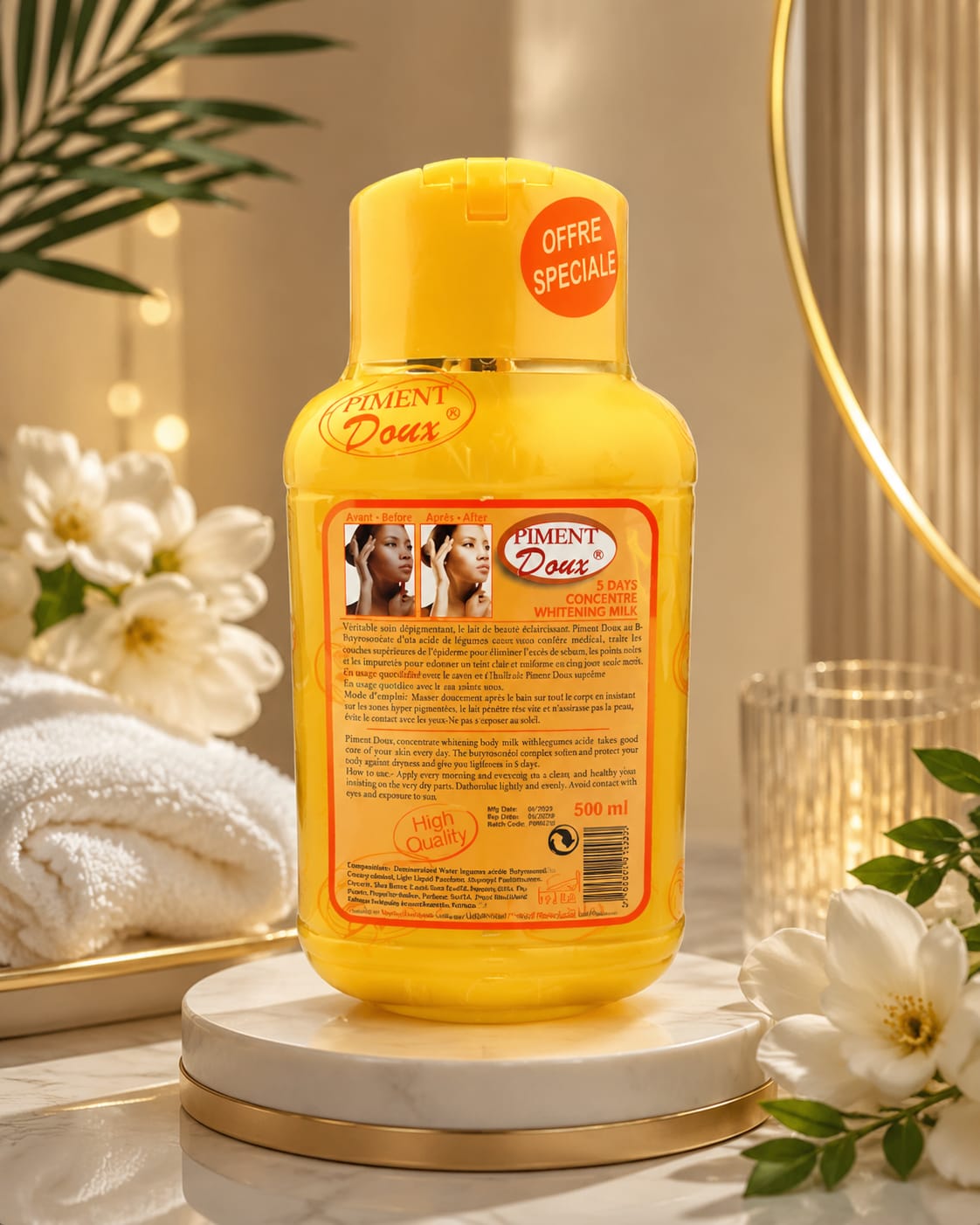 Piment Doux Body Cream with Piment Extract