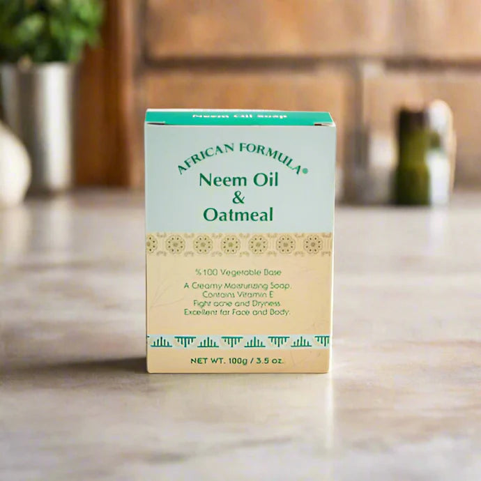 African Formula Neem & Oatmeal Soap 3.5 oz / 100g African Formula