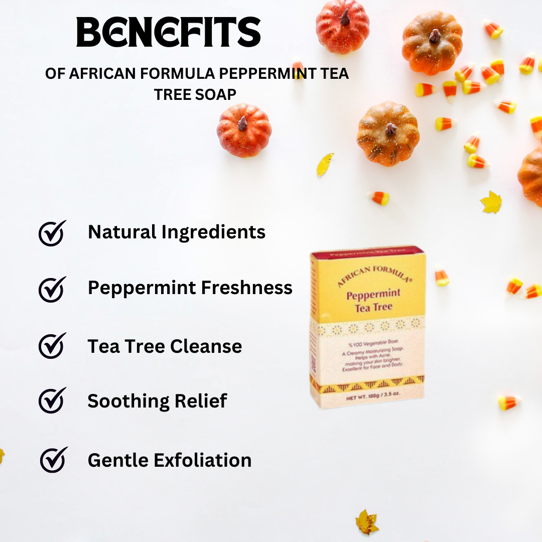 African Formula Peppermint Tea Tree Soap 3.5 oz