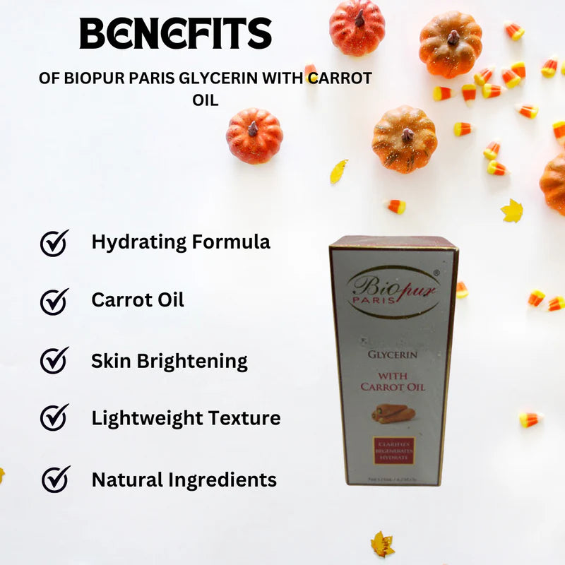 Biopur Paris Glycerin with Carrot Oil Moisturizing Care 125 ml