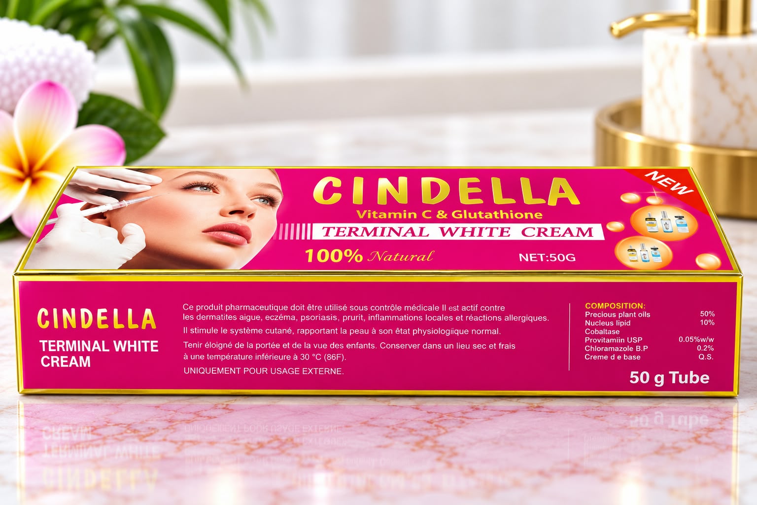 CINDELLA Vitamin C & L-Glutathione Cream 50g