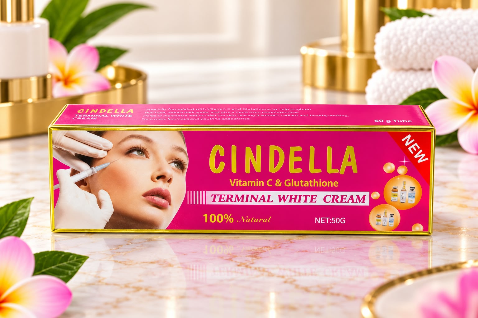 CINDELLA Vitamin C & L-Glutathione Cream 50g