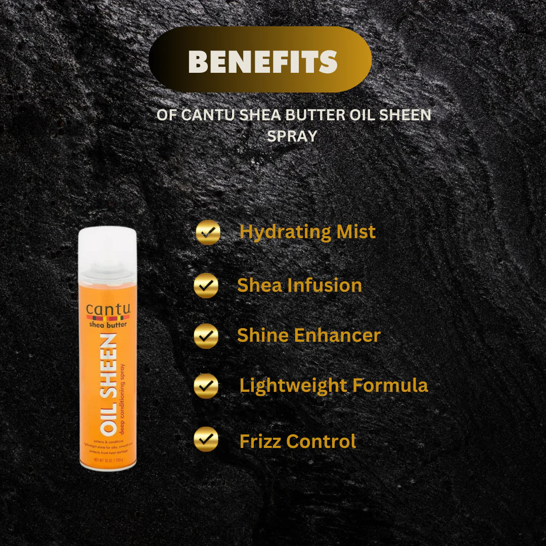 Cantu Shea Butter Oil Sheen Spray 10 oz Cantu