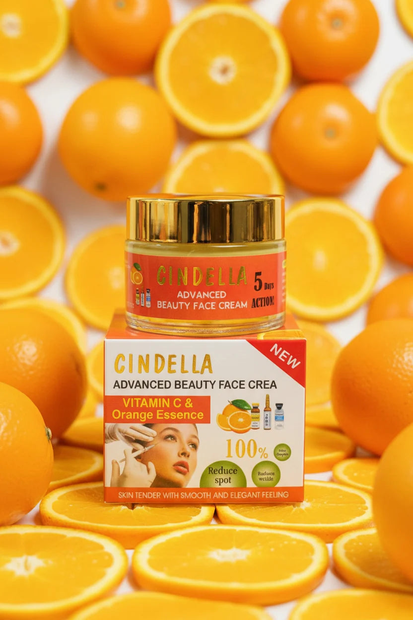 Cindella Advanced Beauty Face Cream – Vitamin C & Orange Essence – 50g
