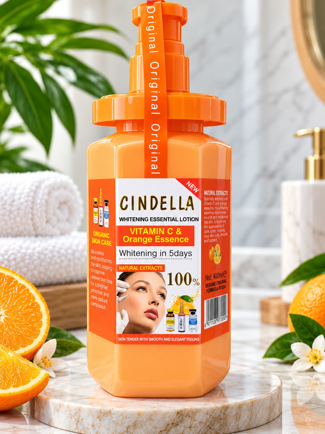 Cindella Vitamin C & Orange Essence Body Lotion 500ml