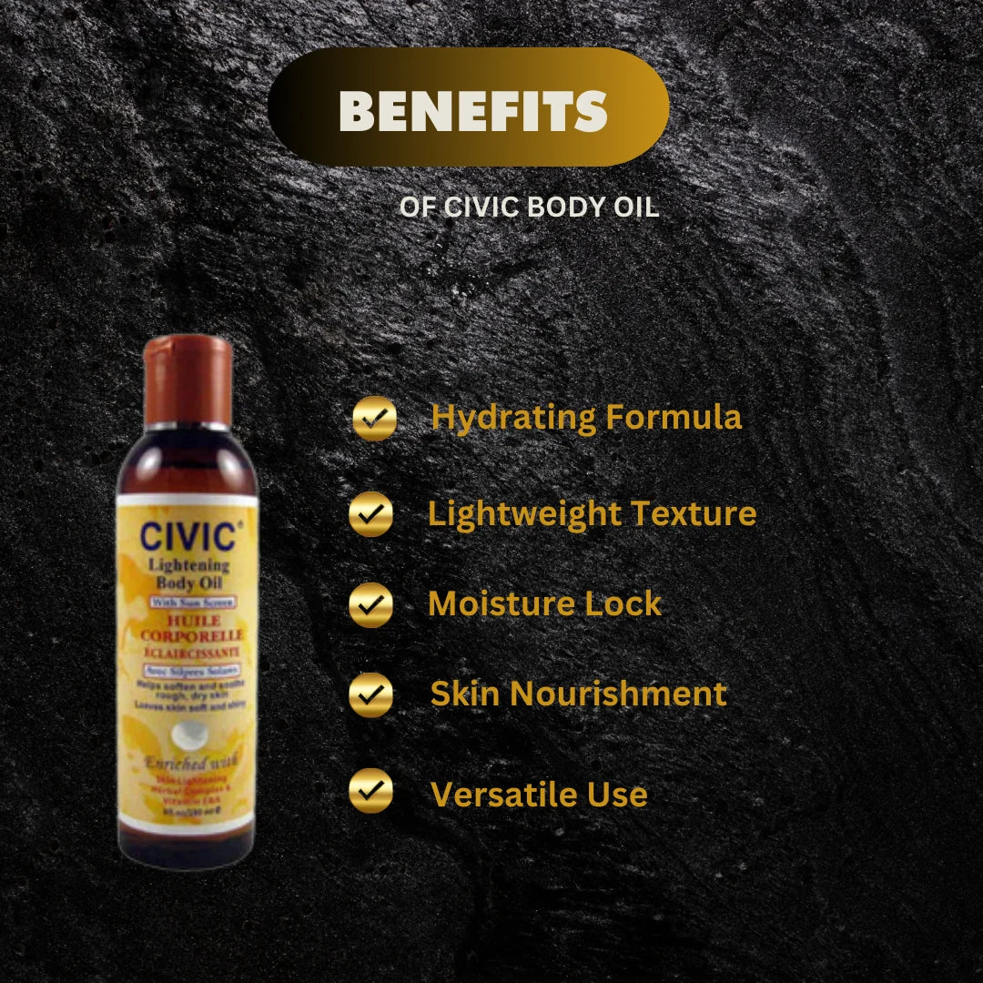 Civic Body Oil – 6 oz