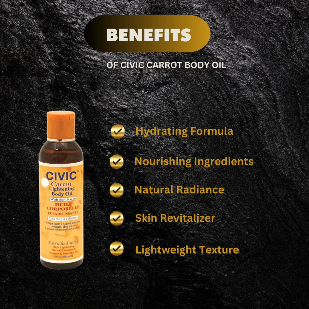 Civic Carrot Body Oil – 6 oz