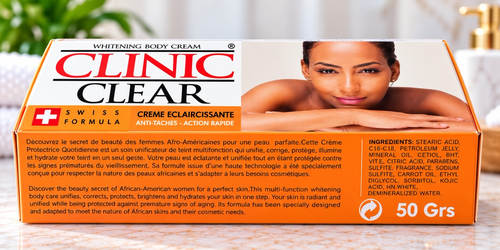Clinic Clear Daily Body Cream Tube 50g