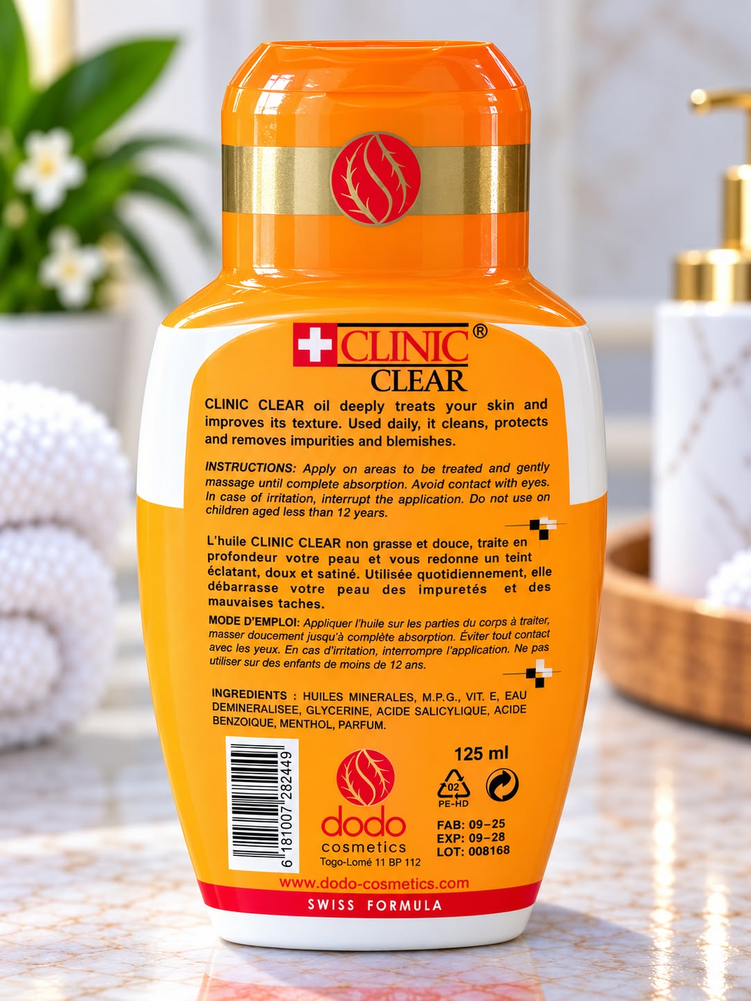 Clinic Clear Body Oil 125ml