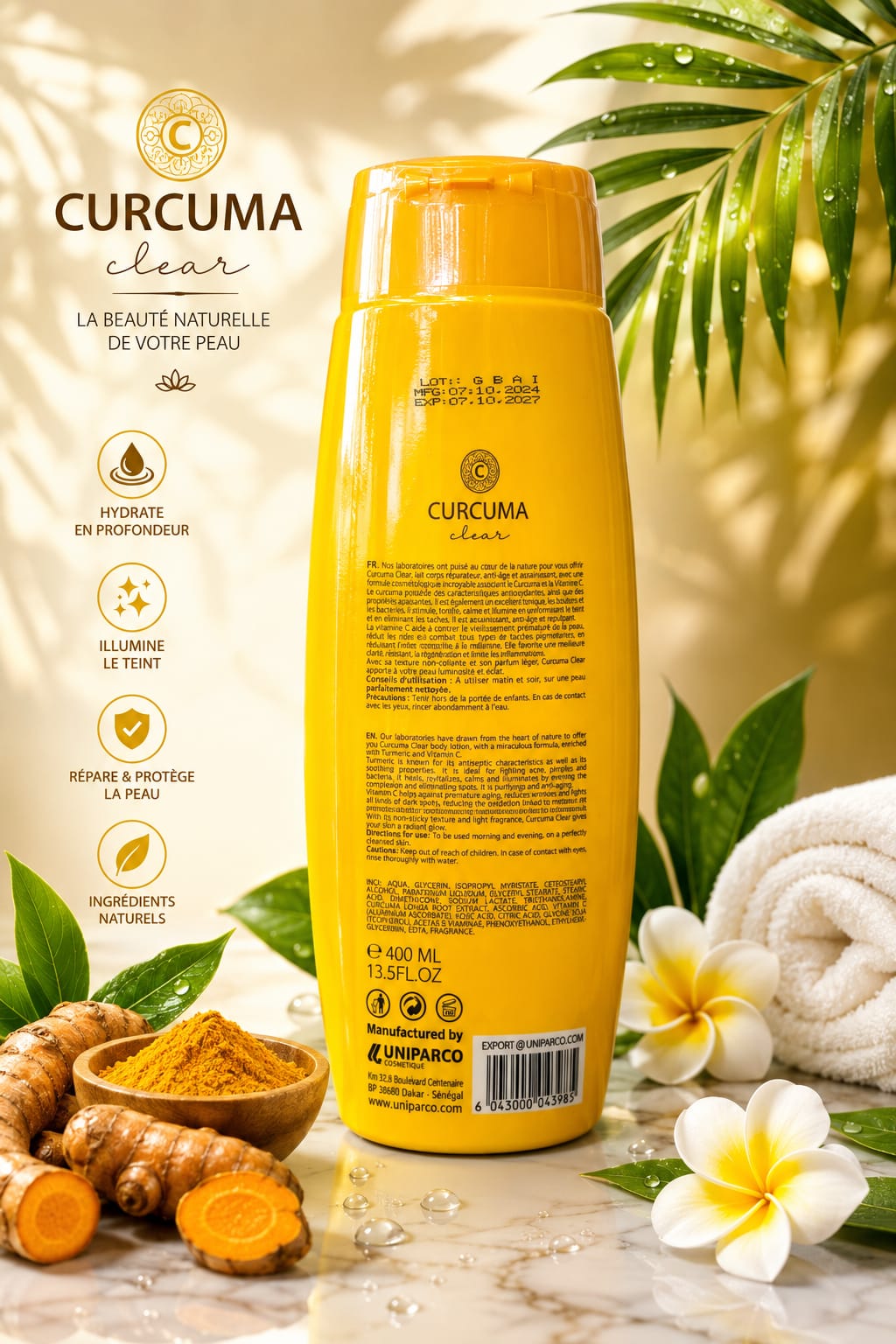 Curcuma Clear Body Lotion 400ml