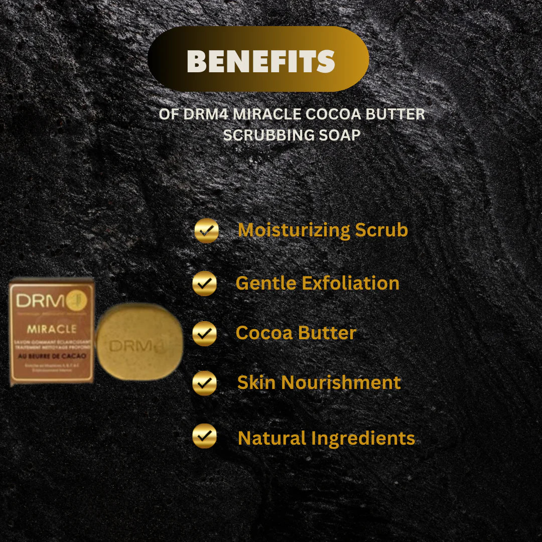DRM4 Miracle Cocoa Butter Cleansing Soap 7oz