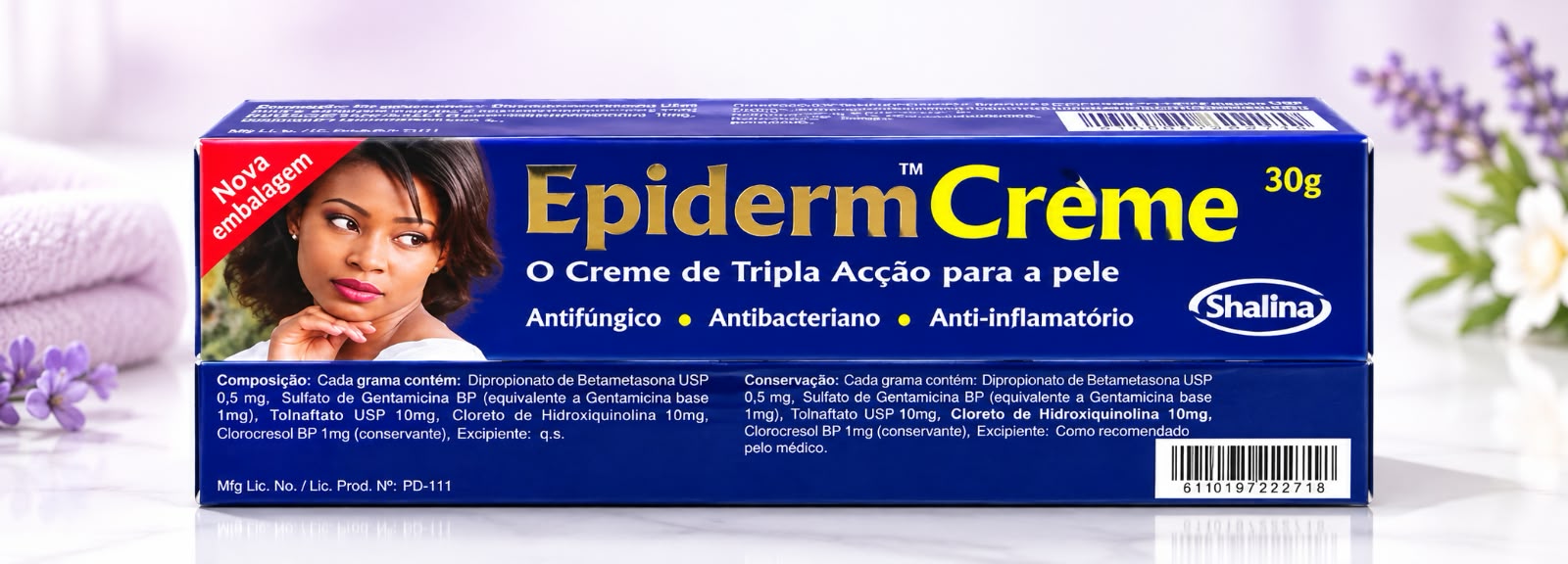Epiderm Cream Triple Action 30g