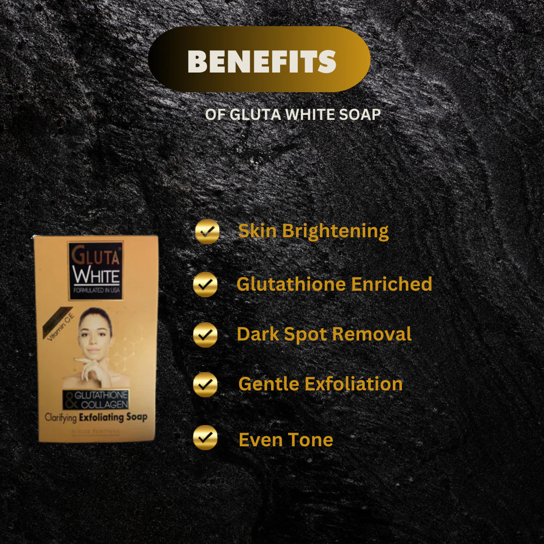 Gluta White Soap with Glutathione & Collagen 7 oz