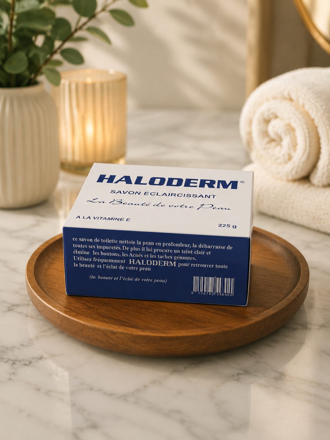 Haloderm Beauty Soap 8 oz