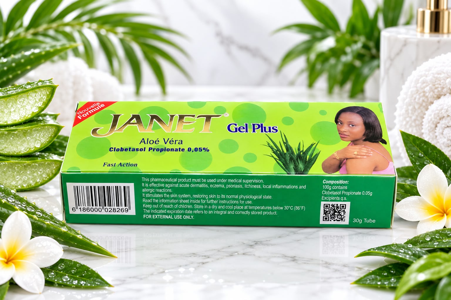 Janet Aloe Vera Gel Plus Fast Action 30g