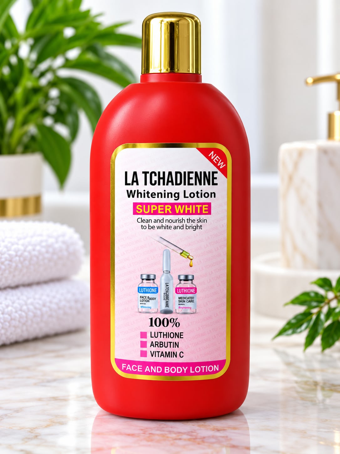 LA Tchadienne Face & Body Lotion 500ml