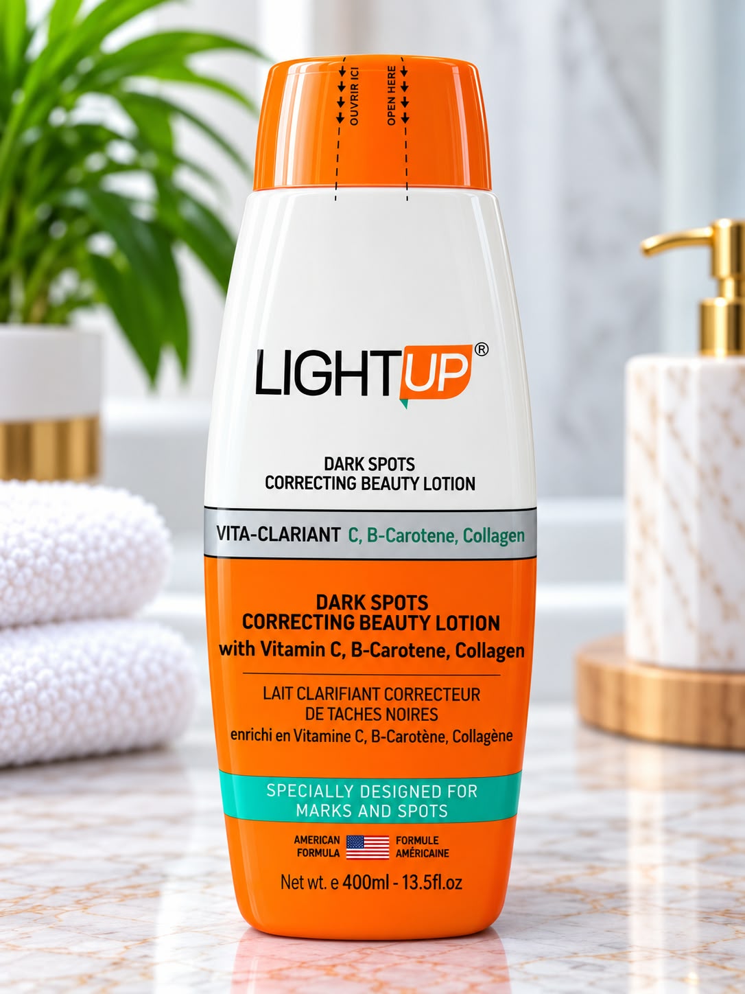 Light Up Body Lotion with Natural Fruit Extracts 400ml