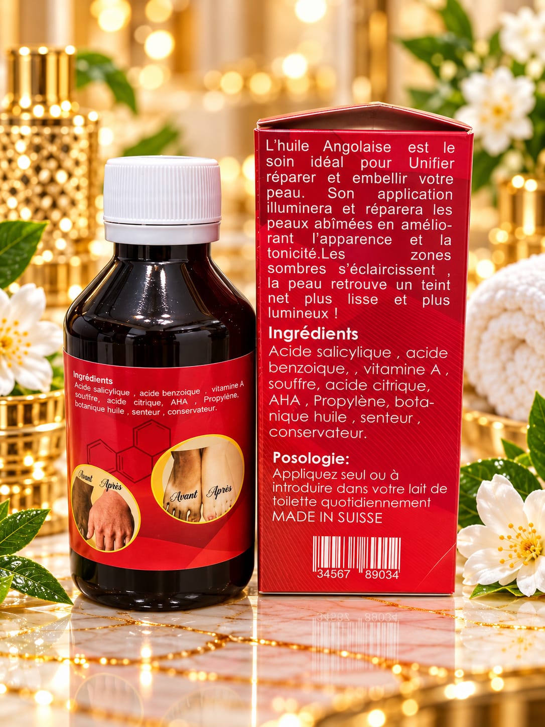L’Huile Angolaise Multi-Purpose Body Care Oil 125ml
