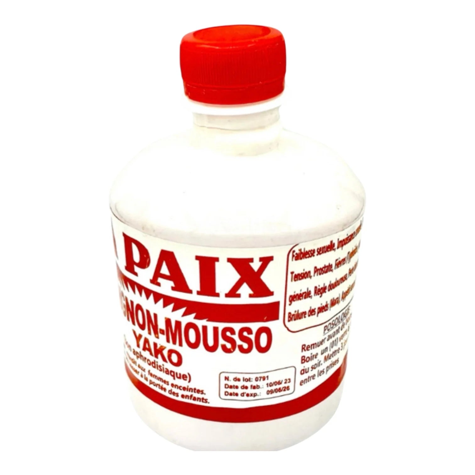 La Paix Congnon Drink 16 oz la paix