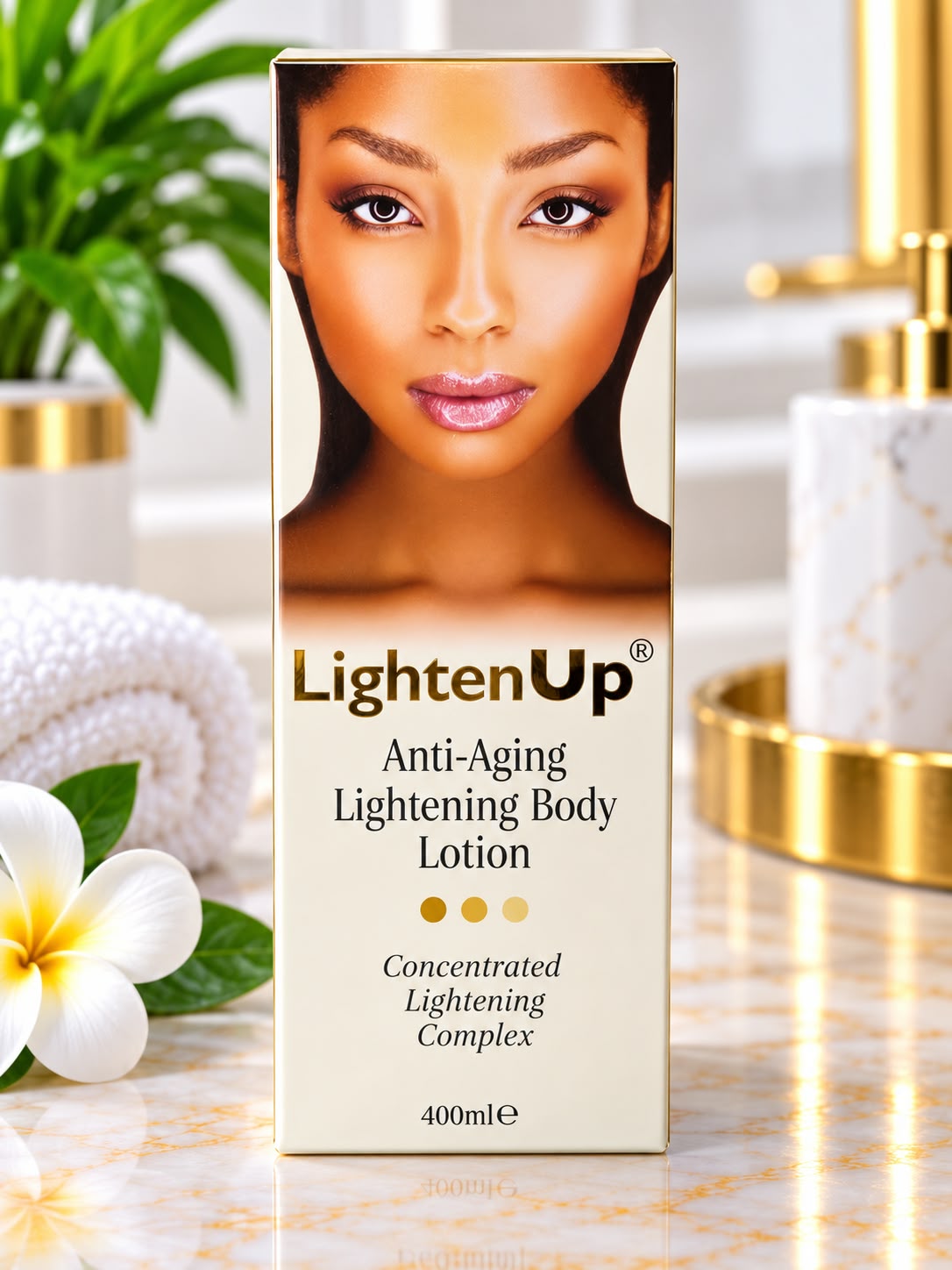 LightenUP Gold Body Lotion – 400ml