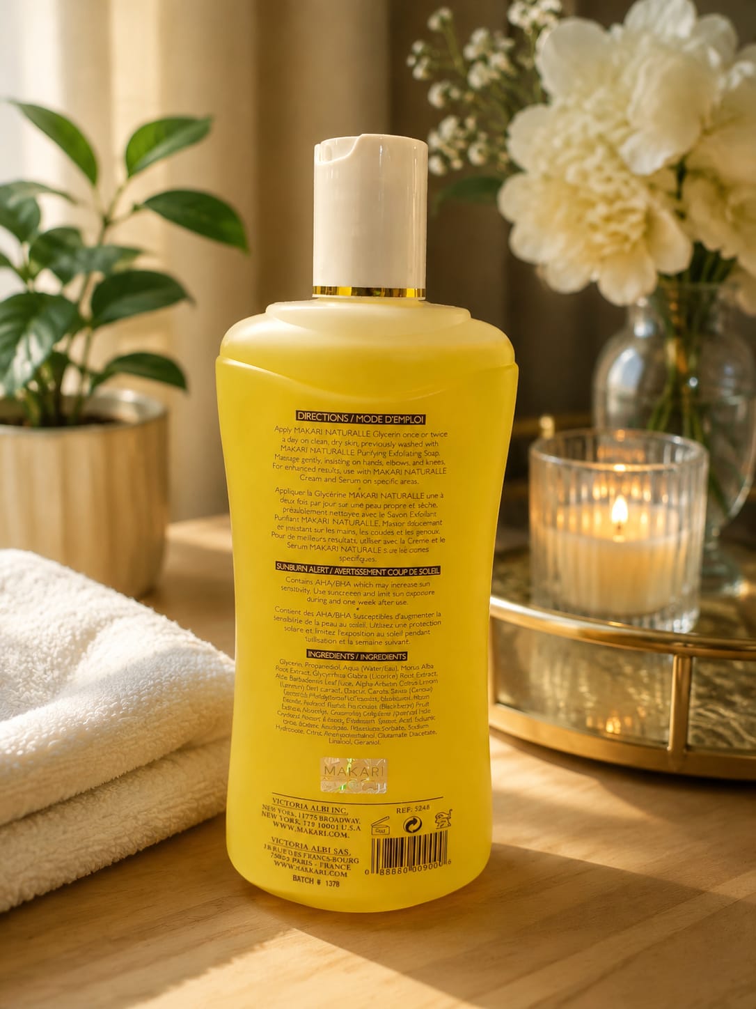 Makari Naturalle Carotonic Extreme Body Glycerin 16.6 oz / 500 ml