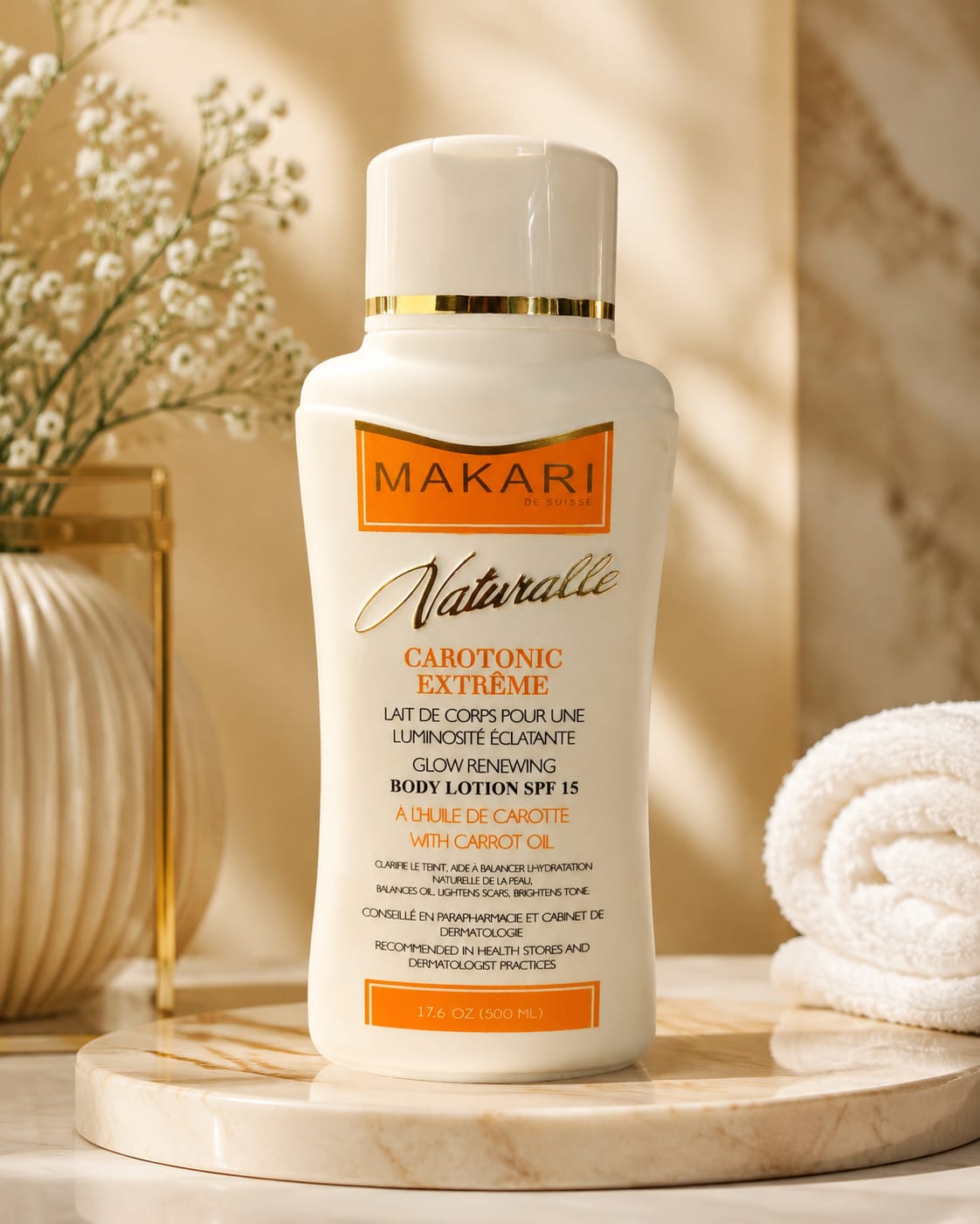 Makari Naturalle Carotonic Extreme Skin Body Lotion 17.6 oz
