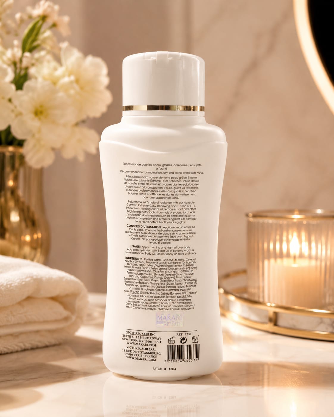Makari Naturalle Carotonic Extreme Skin Body Lotion 17.6 oz