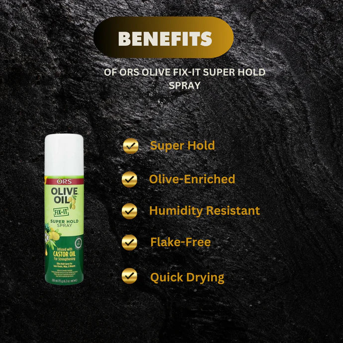 ORS Olive Fix-It Super Hold Spray 6.2 oz ORS