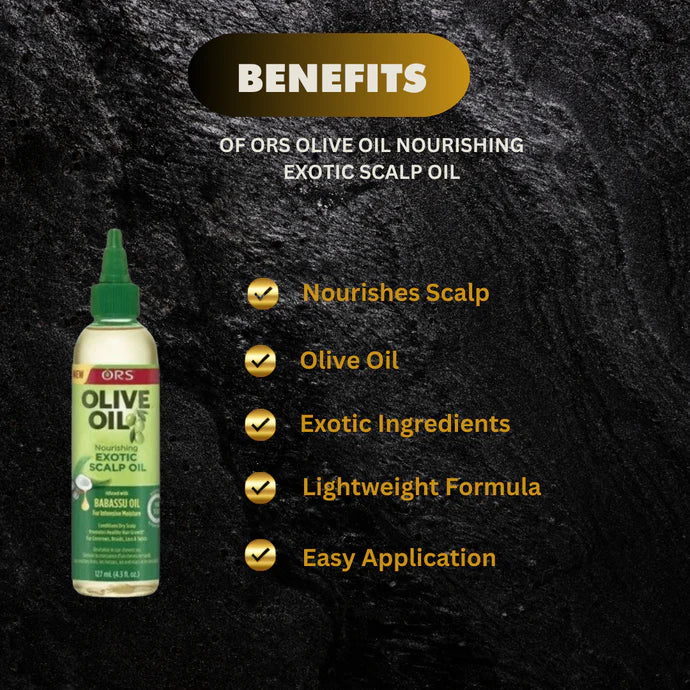 ORS Olive Oil Nourishing Exotic Scalp Oil 4.3 oz ORS