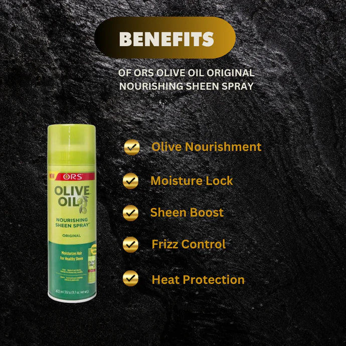 ORS Olive Oil Original Nourishing Sheen Spray 11.7 oz ORS
