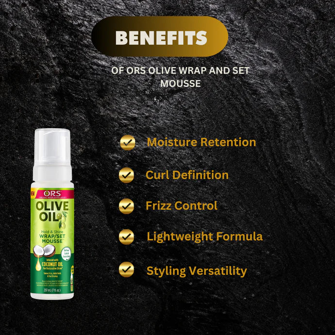 ORS Olive Wrap and Set Mousse 7 oz ORS