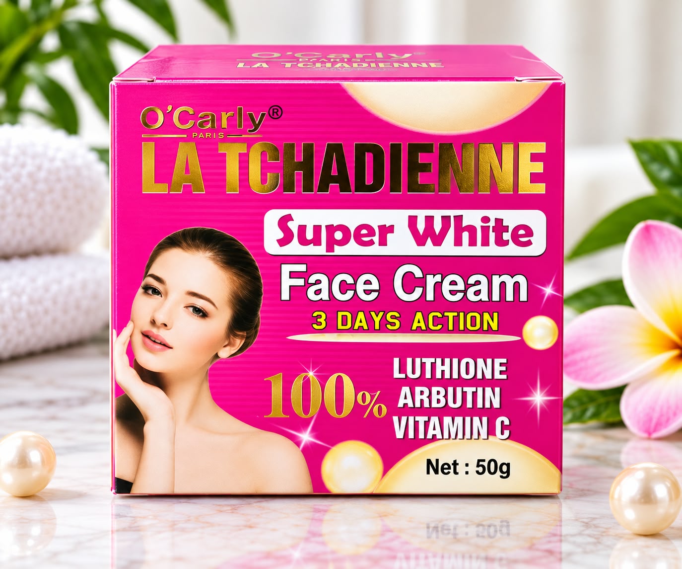 O’Carly La Tchadienne Face Cream with Glutathione & Vitamin C 50g