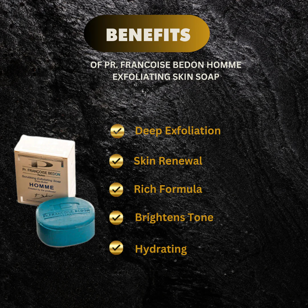 Pr. Francoise Bedon Homme Exfoliating Soap 200g | 7.05oz
