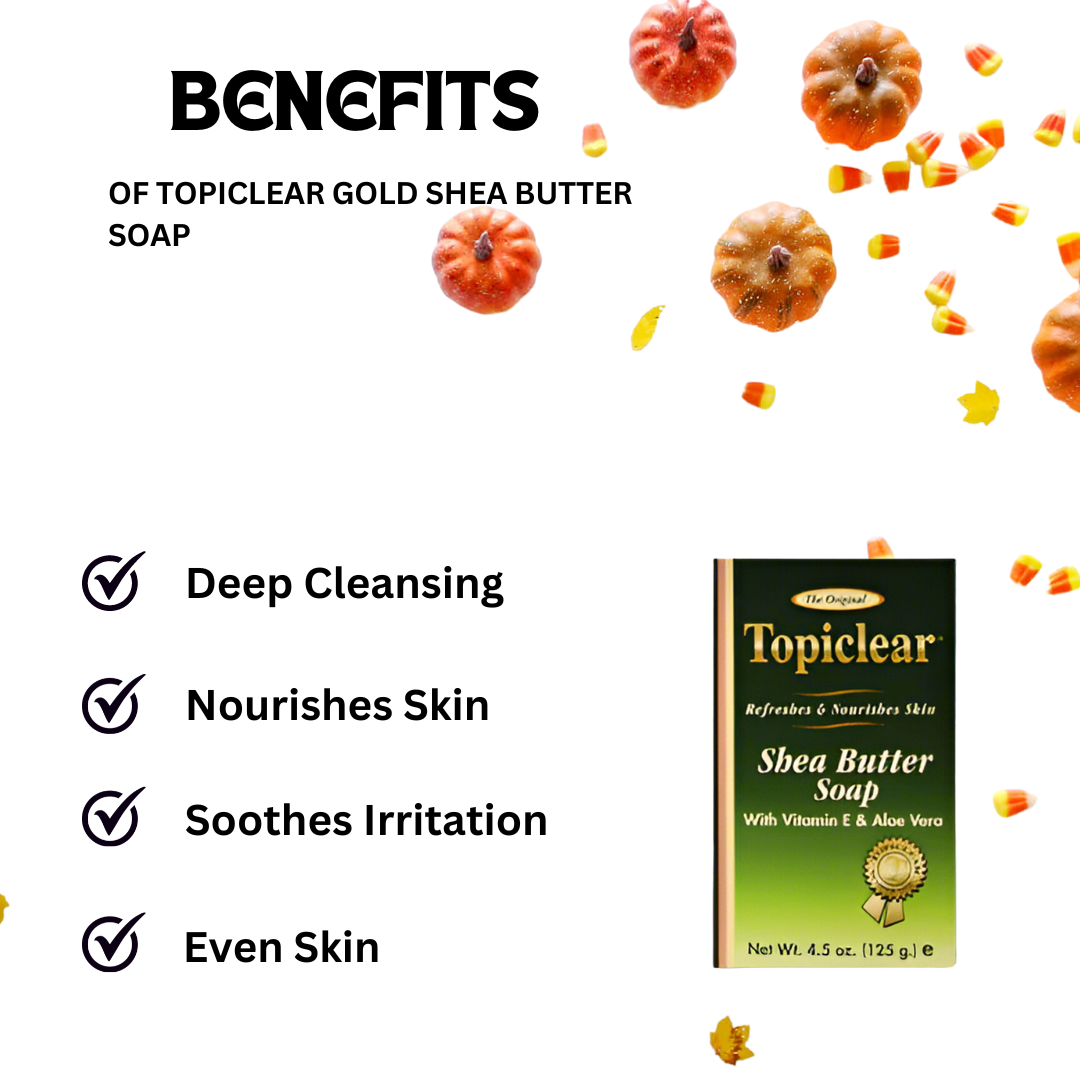 Topiclear Gold Shea Butter Soap 4.5 oz