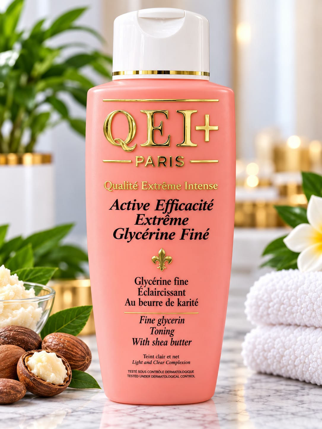 QEI Active Efficacité Fine Glycerin Shea Butter 500ml