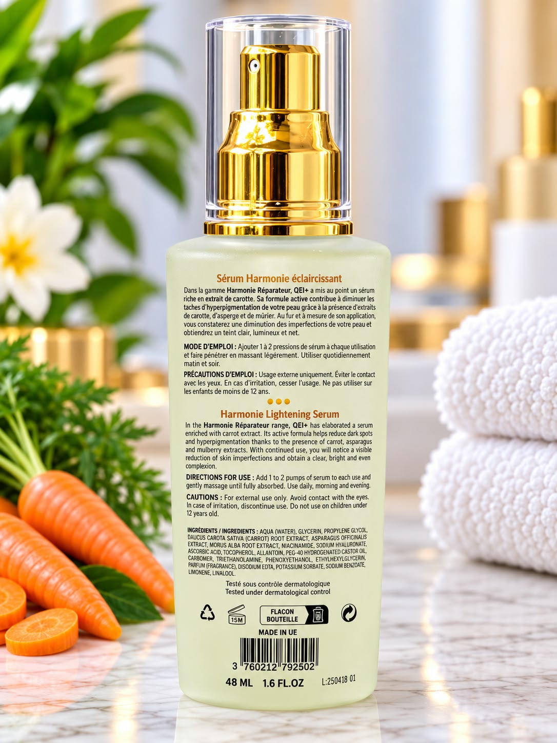 QEI+ Active harmonie reparateur Serum 50ml / 1.6 oz