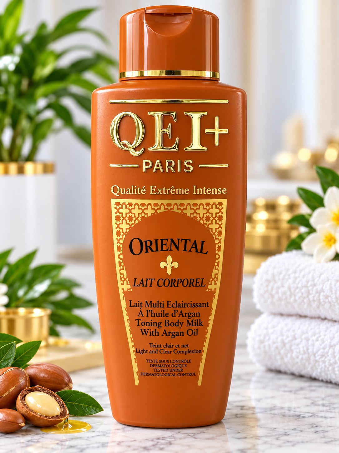 QEI+ Oriental Body Lotion with Argan Oil 500ML – Daily Moisturizer