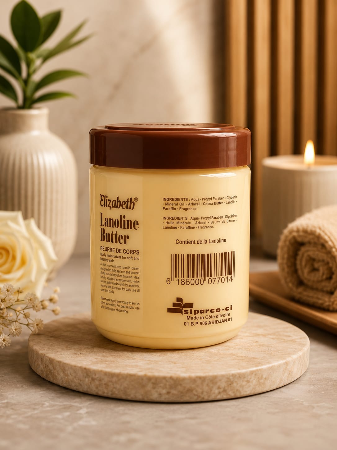 Queen Elisabeth Cocoa Butter Hand & Body Cream – 500ml