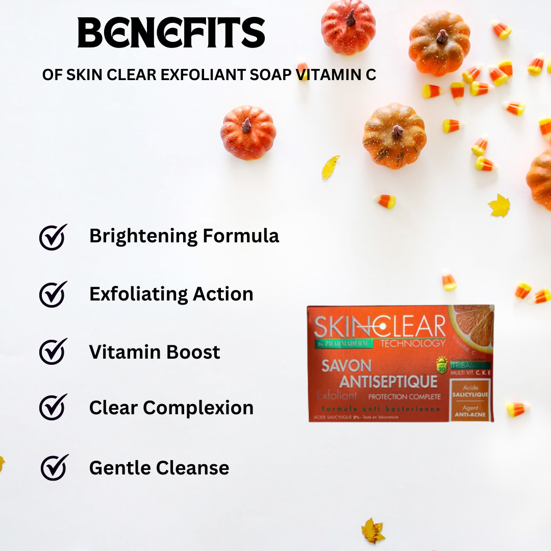 Skin Clear Exfoliant Soap Vitamin C 225 Grs \ 7.9 Oz
