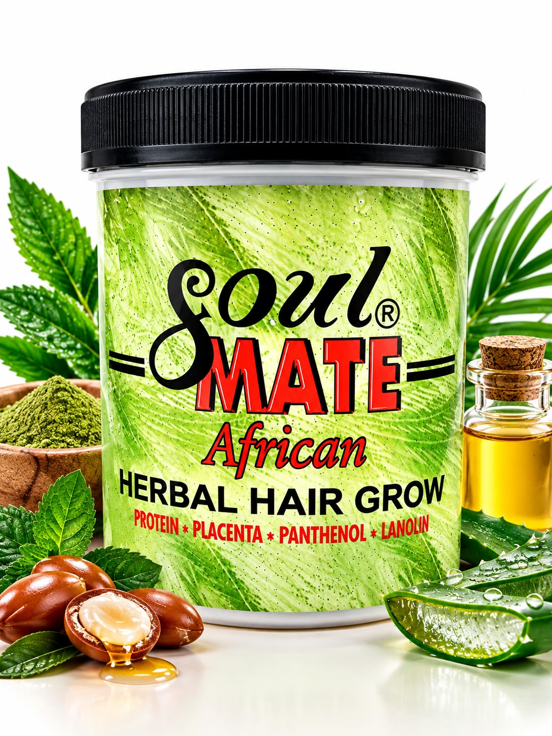 Soul Mate African Herbal Hair Care Cream 12.5 oz