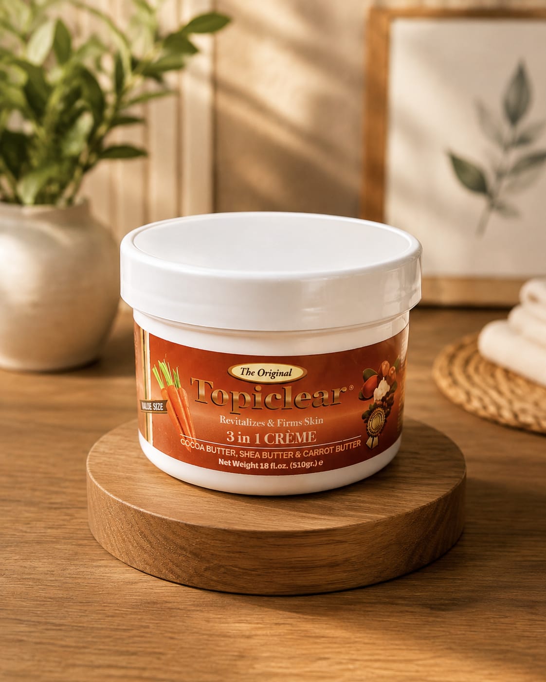 Topiclear 3 in 1 Cream 18 oz