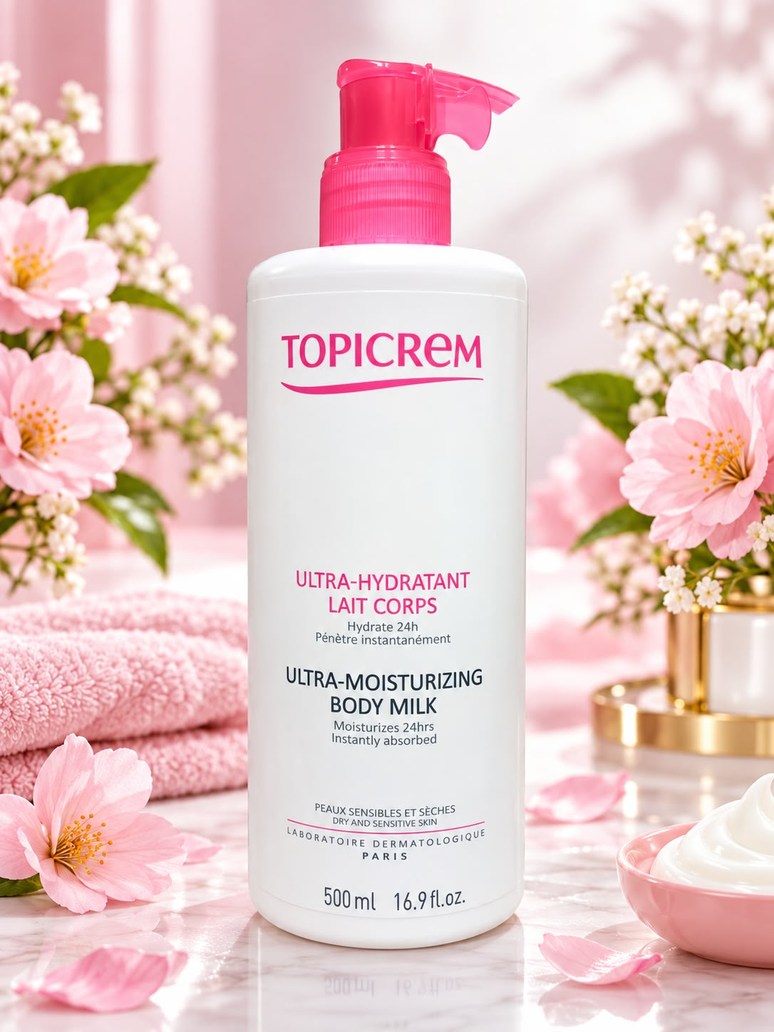 Topicrem Essentials Ultra-Moisturizing Body Milk 500 ml