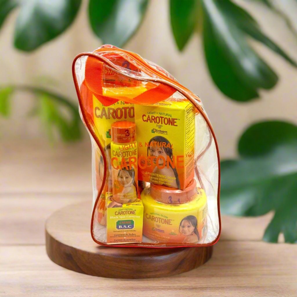 Carotone 5 Pk Kit- Lotion, J Cream, Oil, BSC J Cream, and Soap 18.6 oz