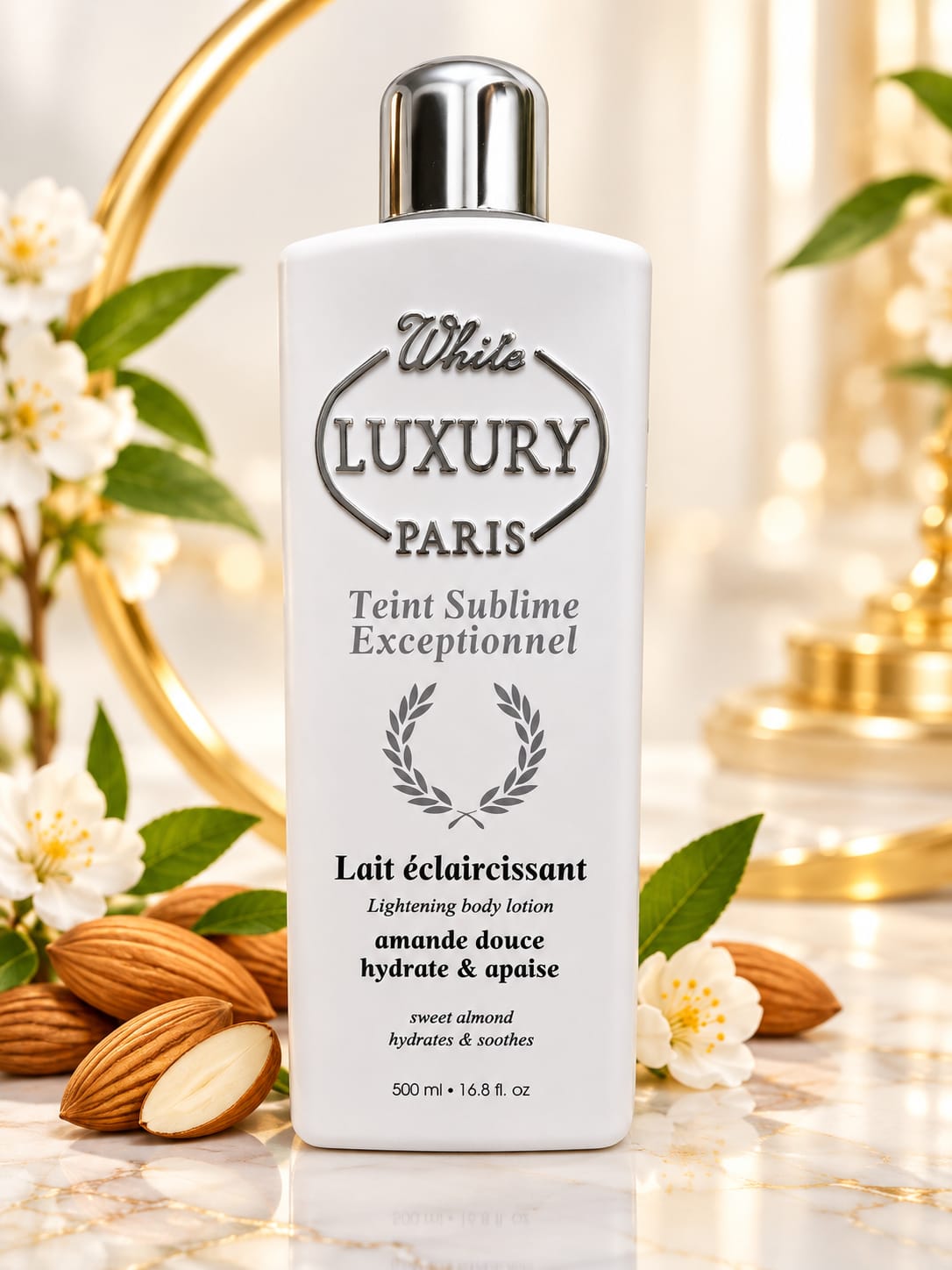 White Luxury Paris Almond Body Lotion 16.8 oz
