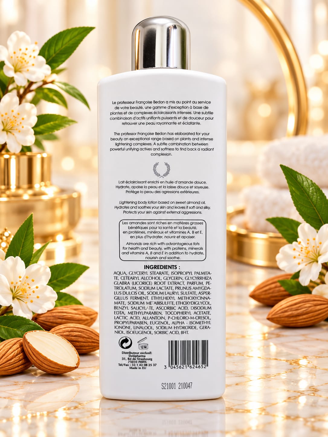 White Luxury Paris Almond Body Lotion 16.8 oz