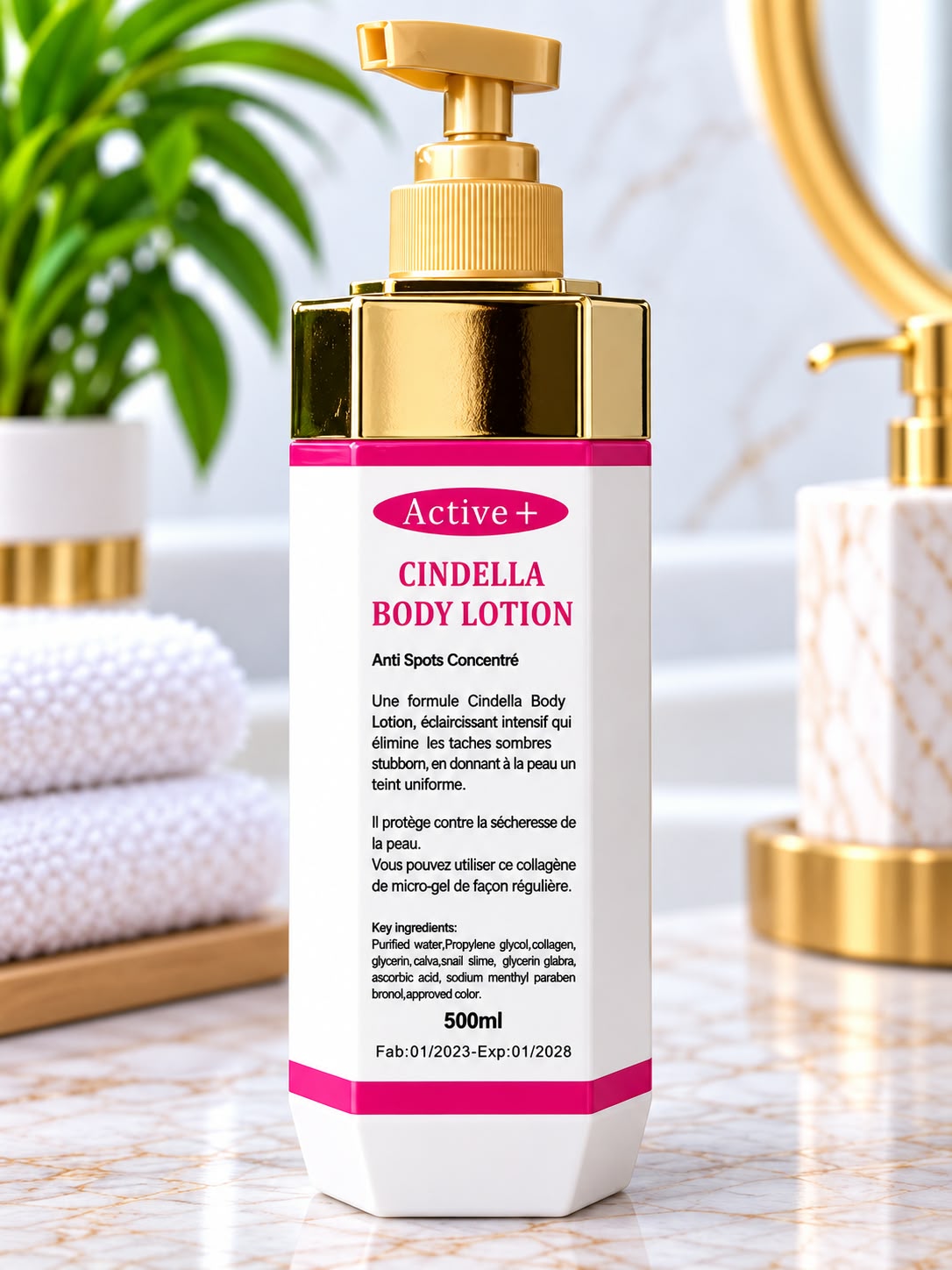 Active+ Cindella Body Lotion with Vitamin C 500ml