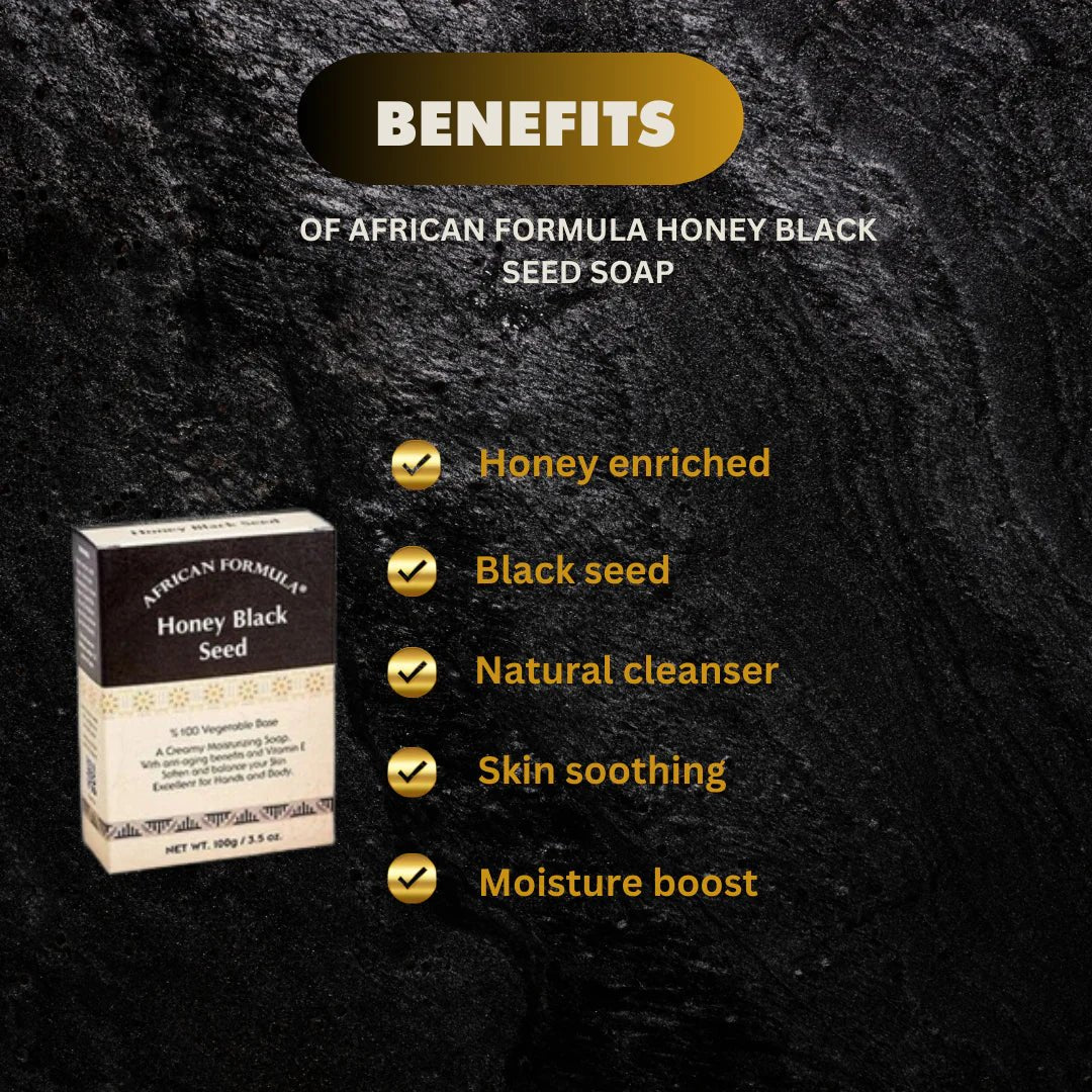African Formula Honey Black Seed Soap 3.5 oz - Pretty Cosmetics LLC