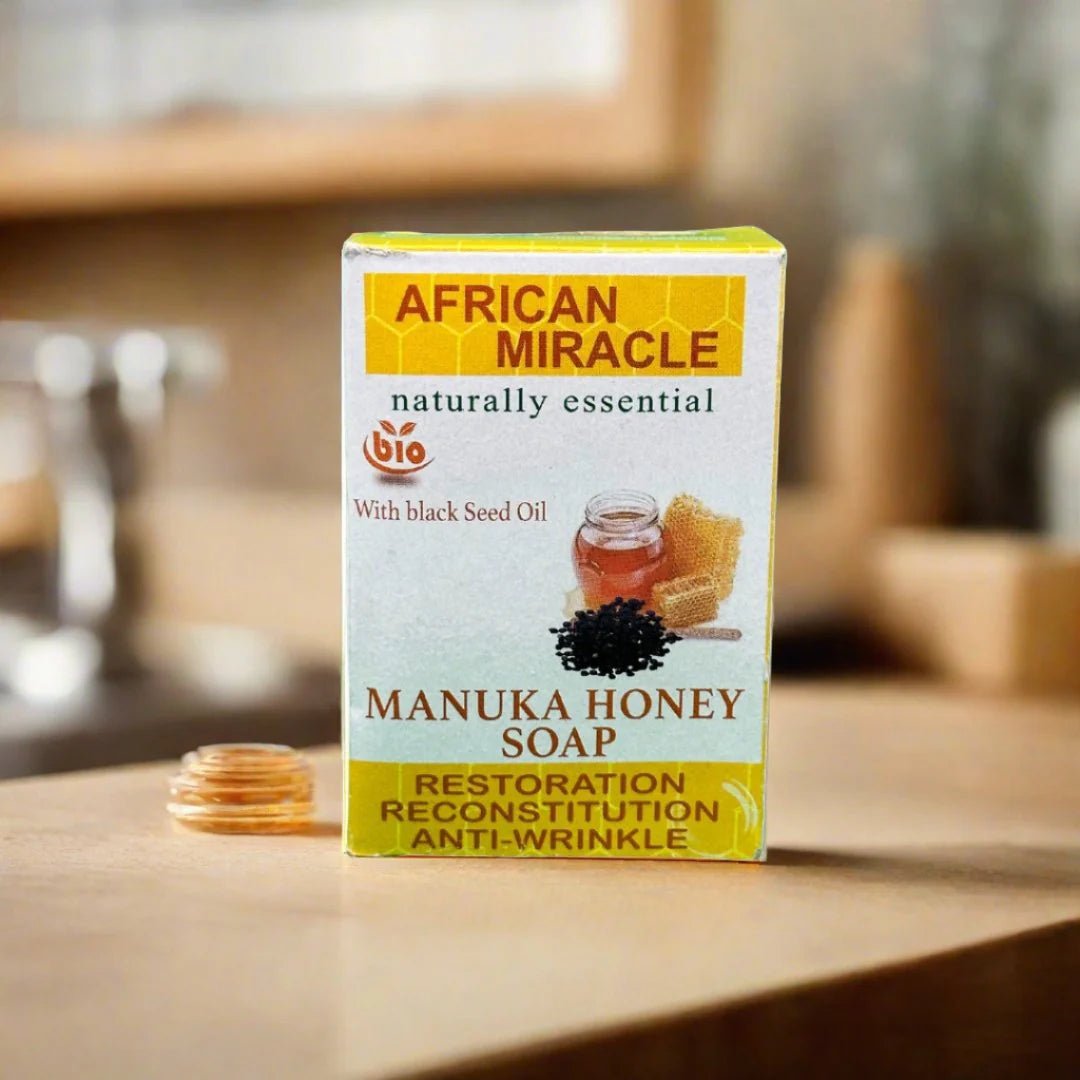 African Miracle Natural Blackseed Honey Soap 200g - Pretty Cosmetics LLC