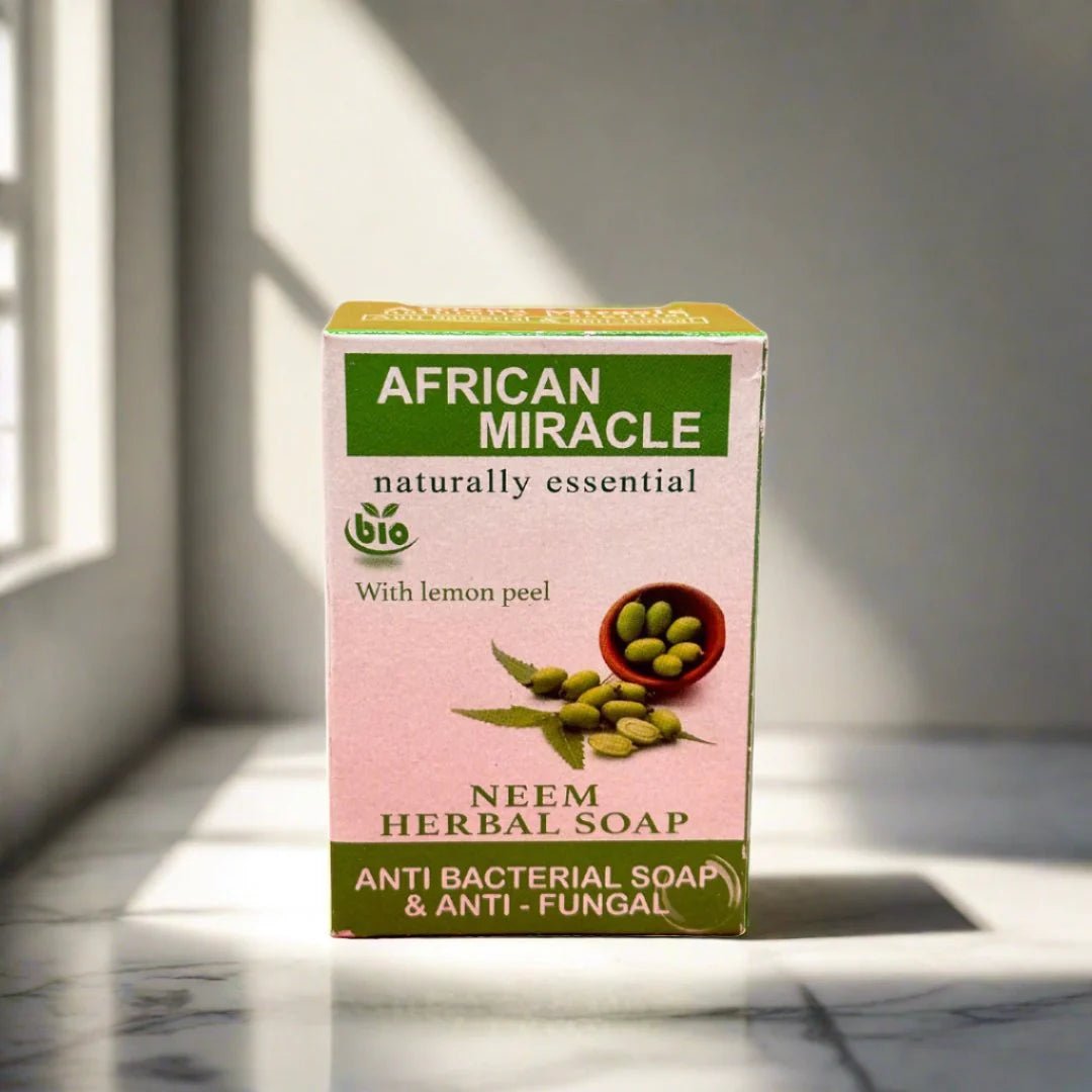 African Miracle Natural Neem Herbal Soap 200g - Pretty Cosmetics LLC